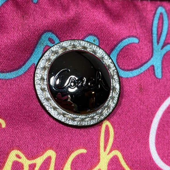 *NWT* *RARE* COACH Script Large Chubby Bag - Picture 2 of 10